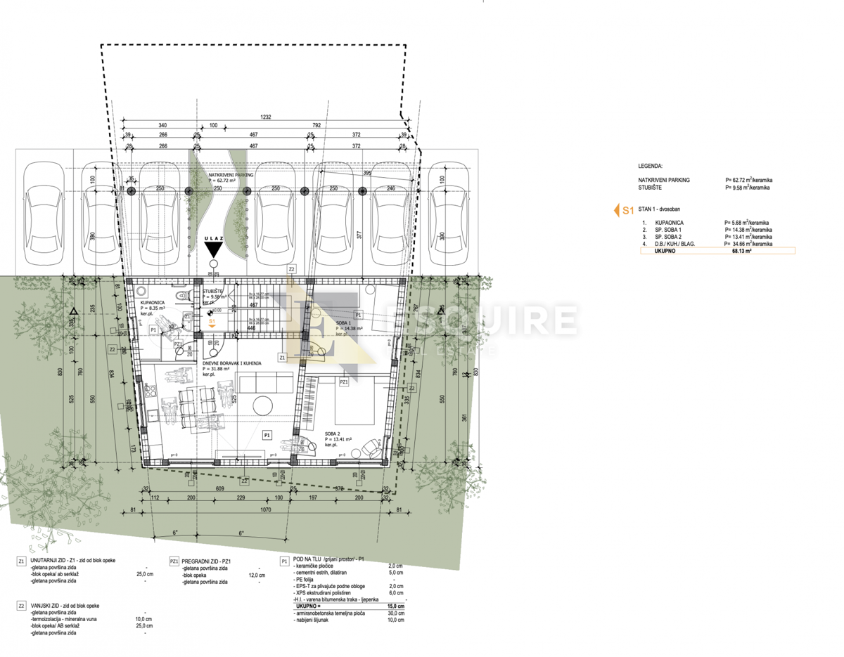 Appartamento Bili brig, Zadar, 63,90m2