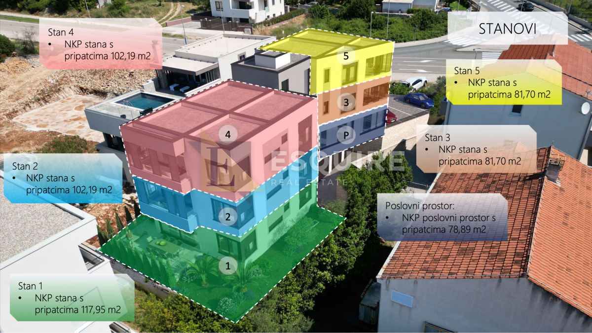 Appartamento Belafuža, Zadar, 81,70m2
