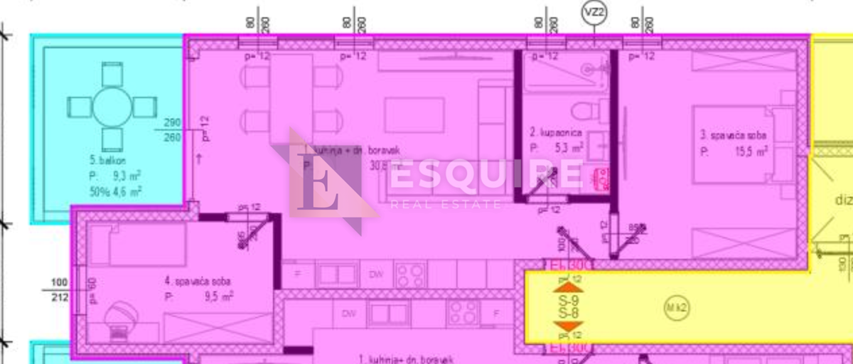 Appartamento Diklo, Zadar, 92,40m2