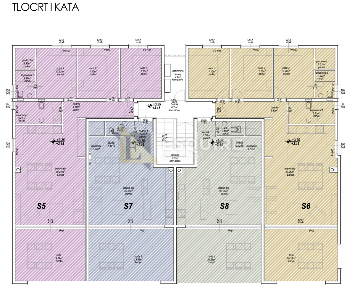 Appartamento Privlaka, 100,09m2