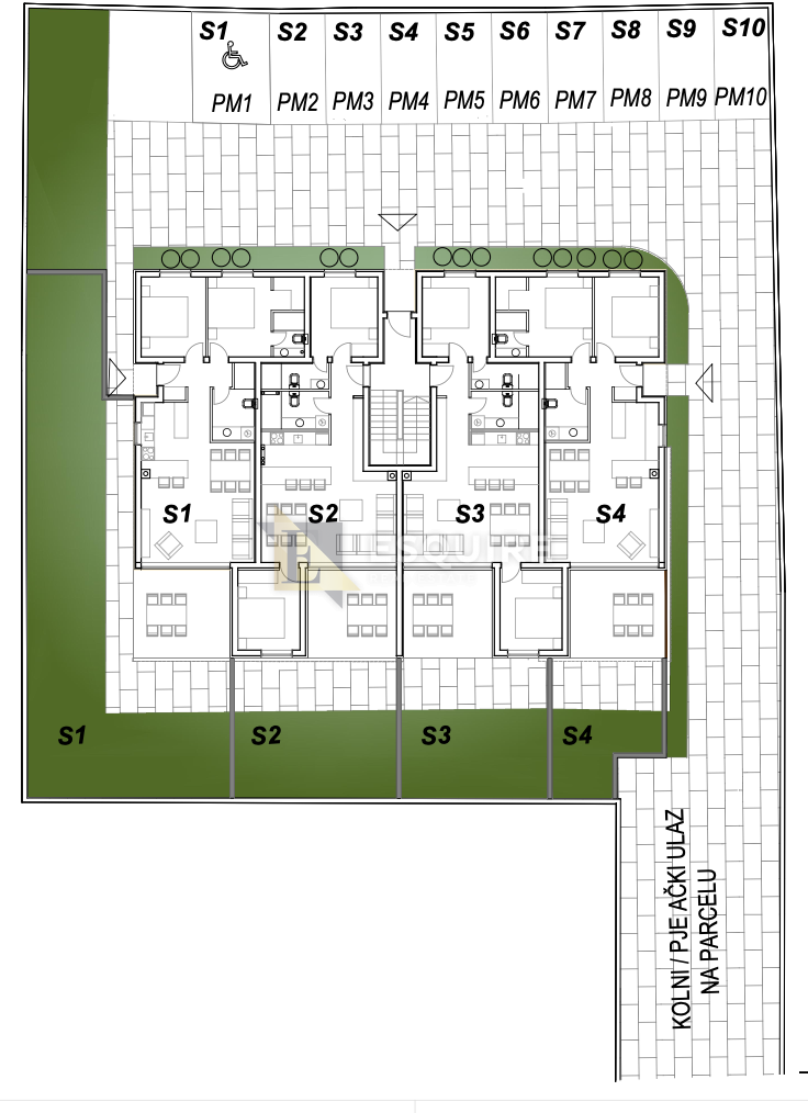 Appartamento Privlaka, 100,09m2