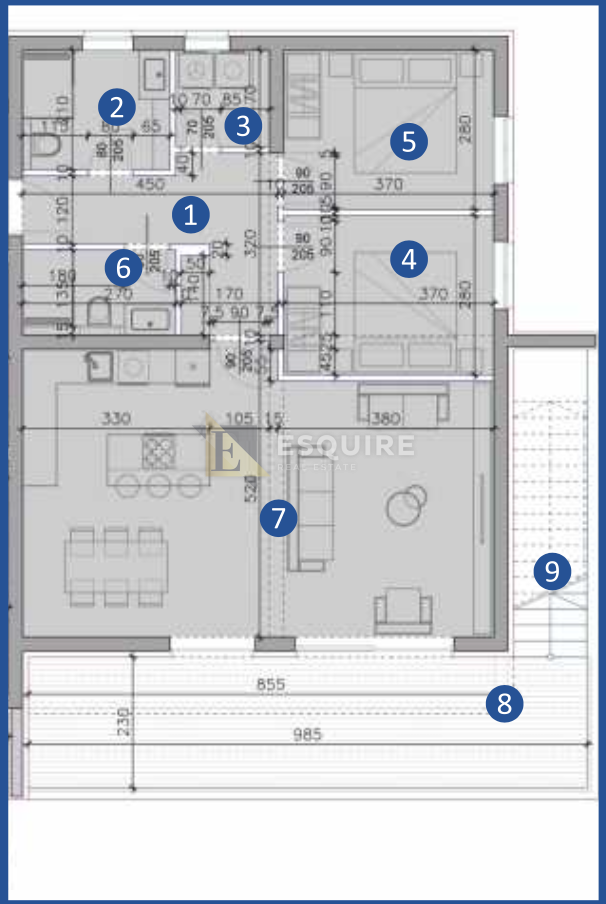 Appartamento Sukošan, 105,98m2
