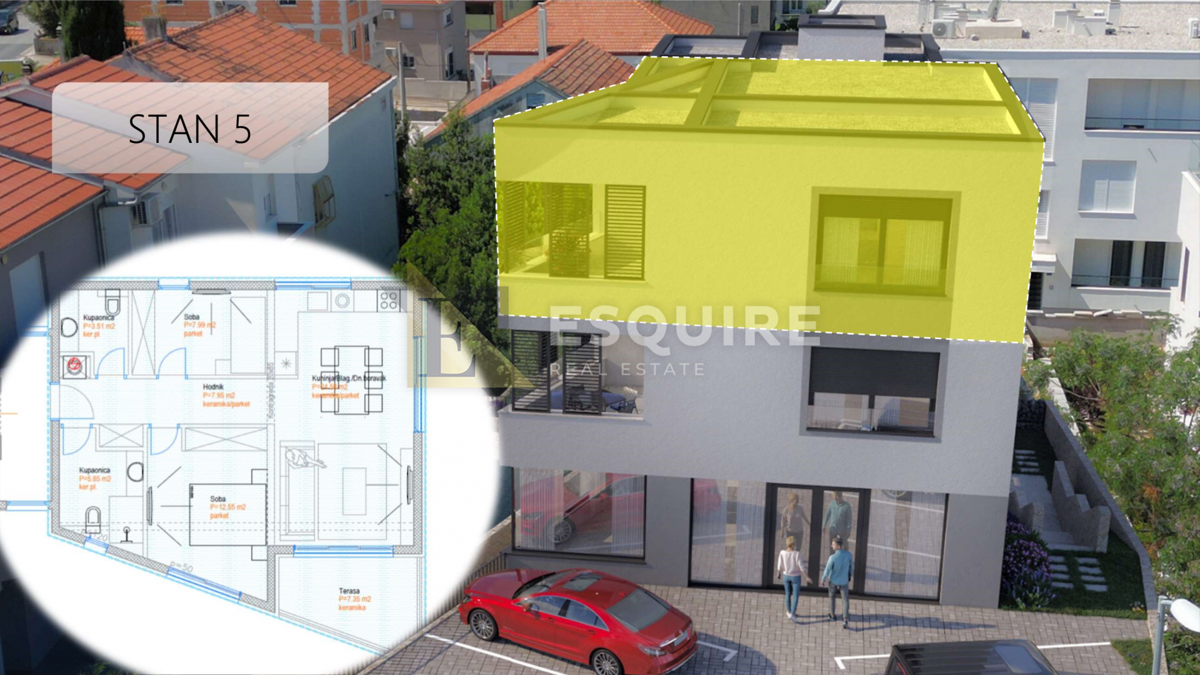 Appartamento Belafuža, Zadar, 81,70m2