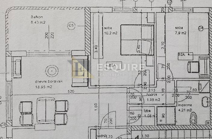 Appartamento Diklo, Zadar, 49,67m2