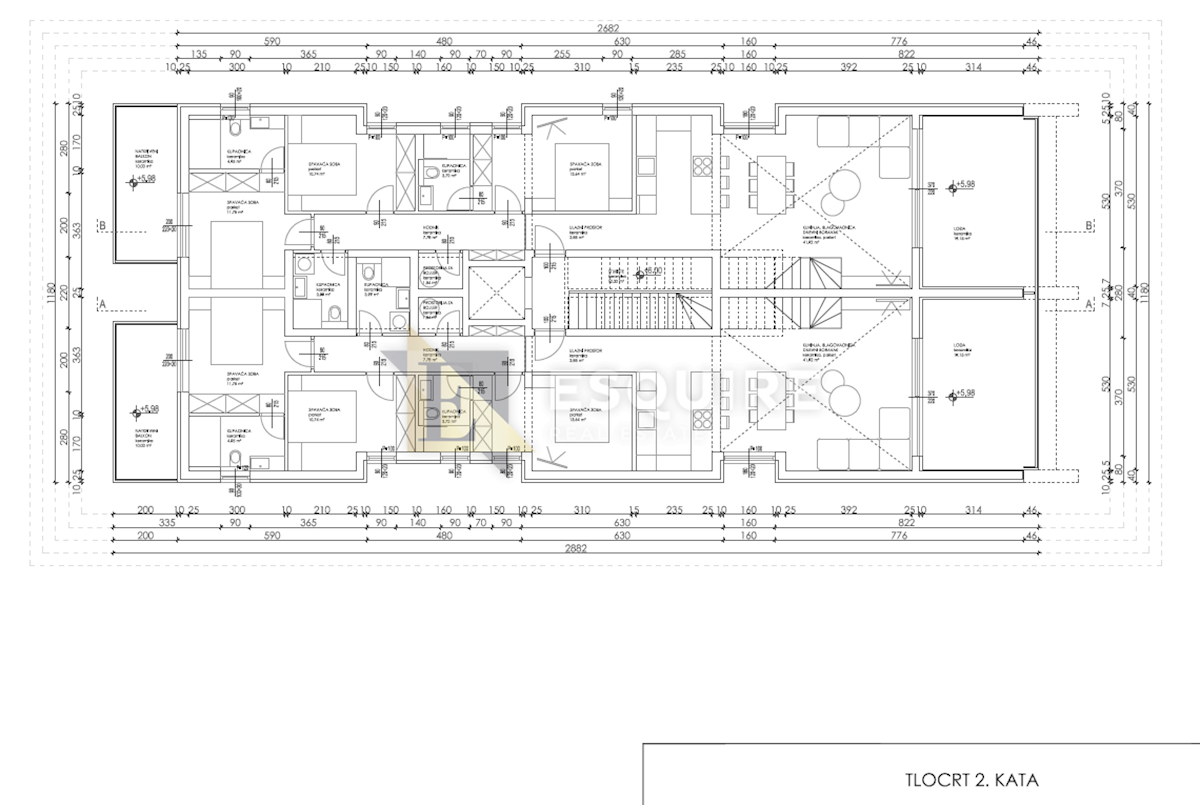 Appartamento Bibinje, 144,52m2