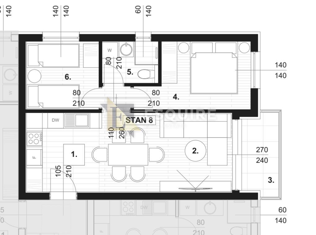 Appartamento Skročini, Zadar, 64,66m2