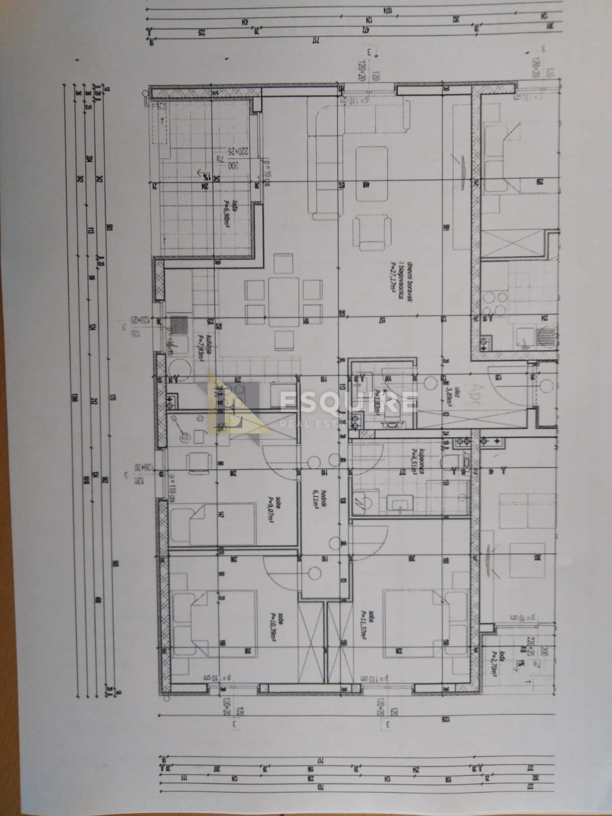Appartamento Mocire, Zadar, 93,17m2