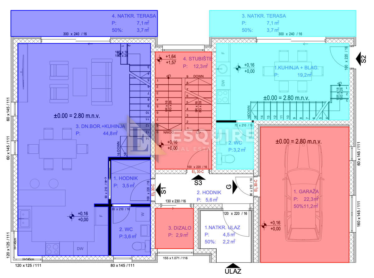 Appartamento Sukošan, 119,17m2