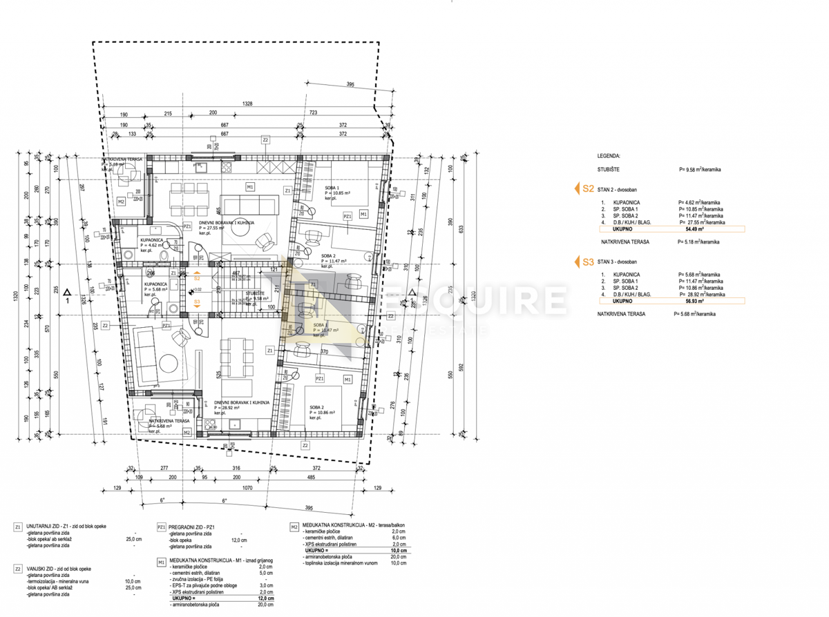 Appartamento Bili brig, Zadar, 63,90m2