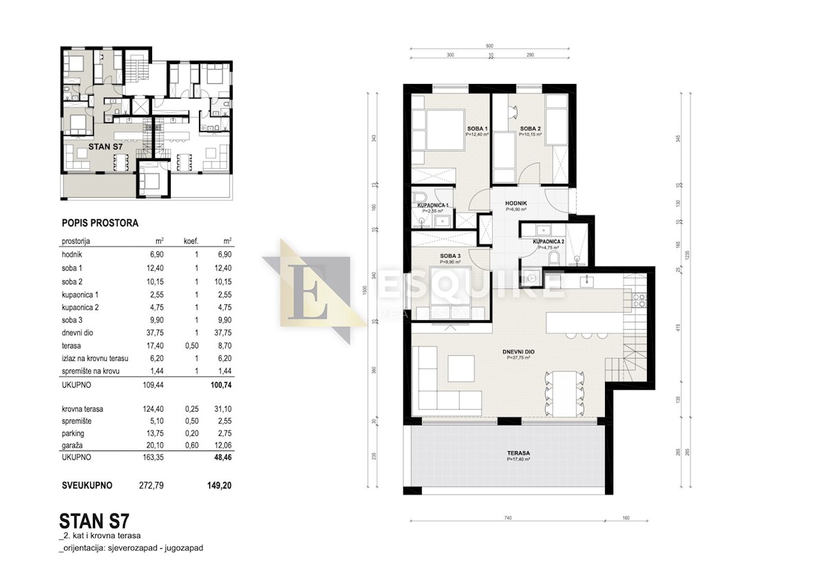 Appartamento Borik, Zadar, 149,20m2