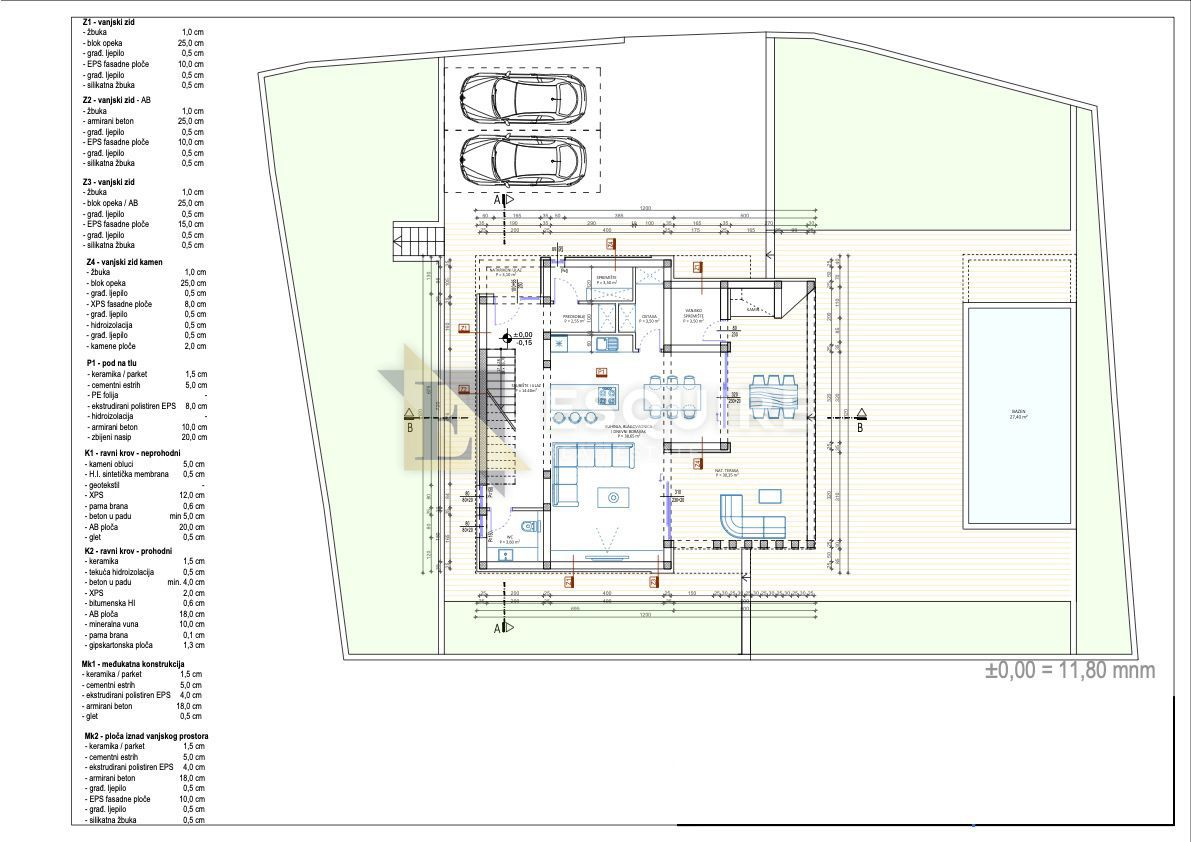 Terreno Ždrelac, Pašman, 155,50m2