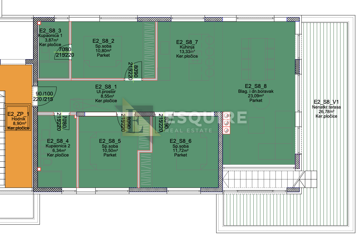 Appartamento Sabunike, Privlaka, 220m2