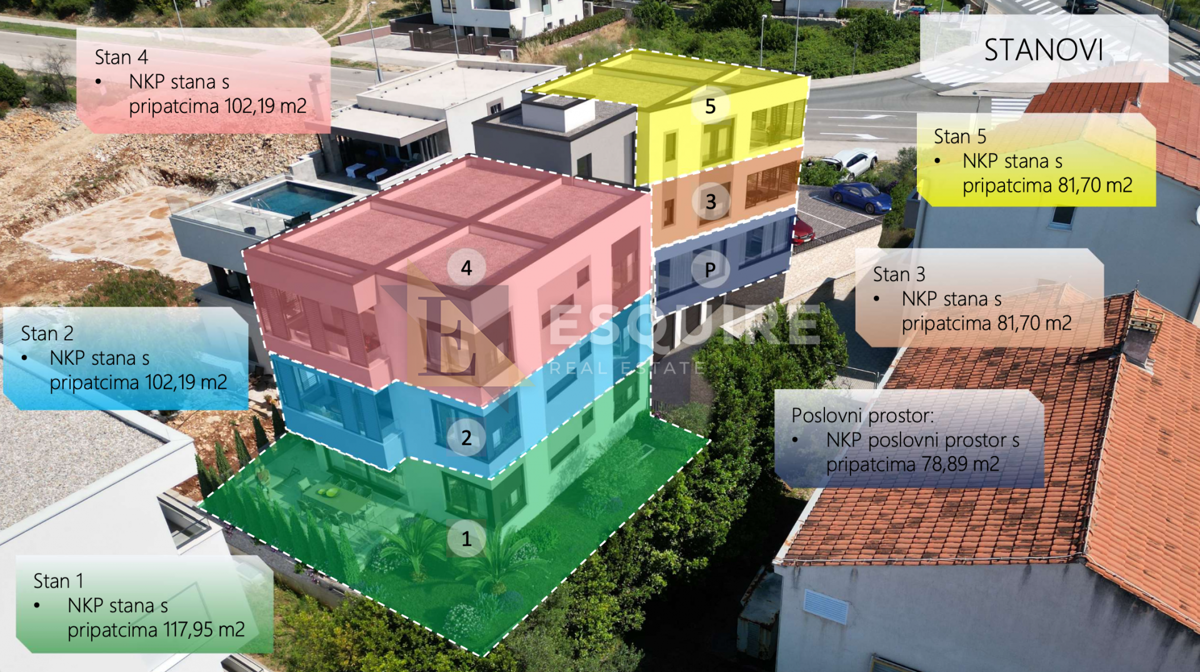 Appartamento Belafuža, Zadar, 102,19m2