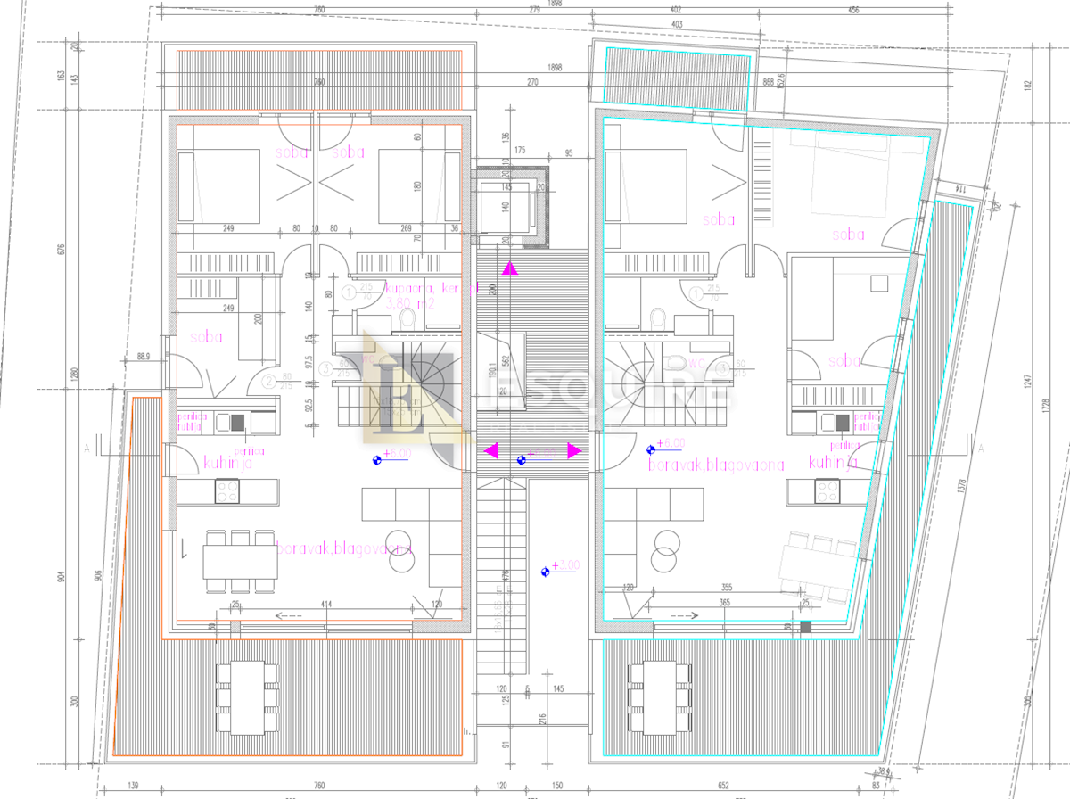 Appartamento Diklo, Zadar, 136,53m2