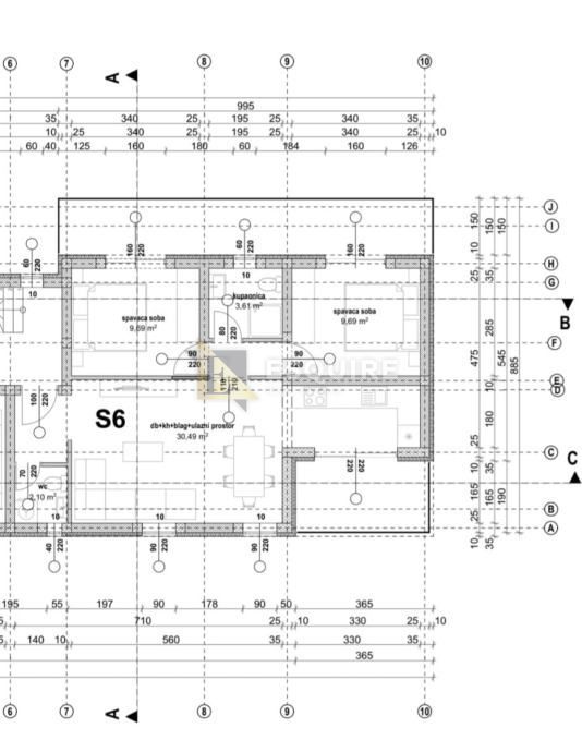 Appartamento Privlaka, 81,98m2