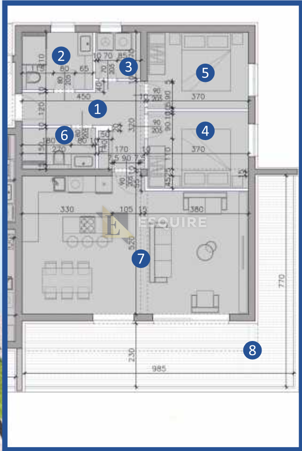 Appartamento Sukošan, 96,60m2