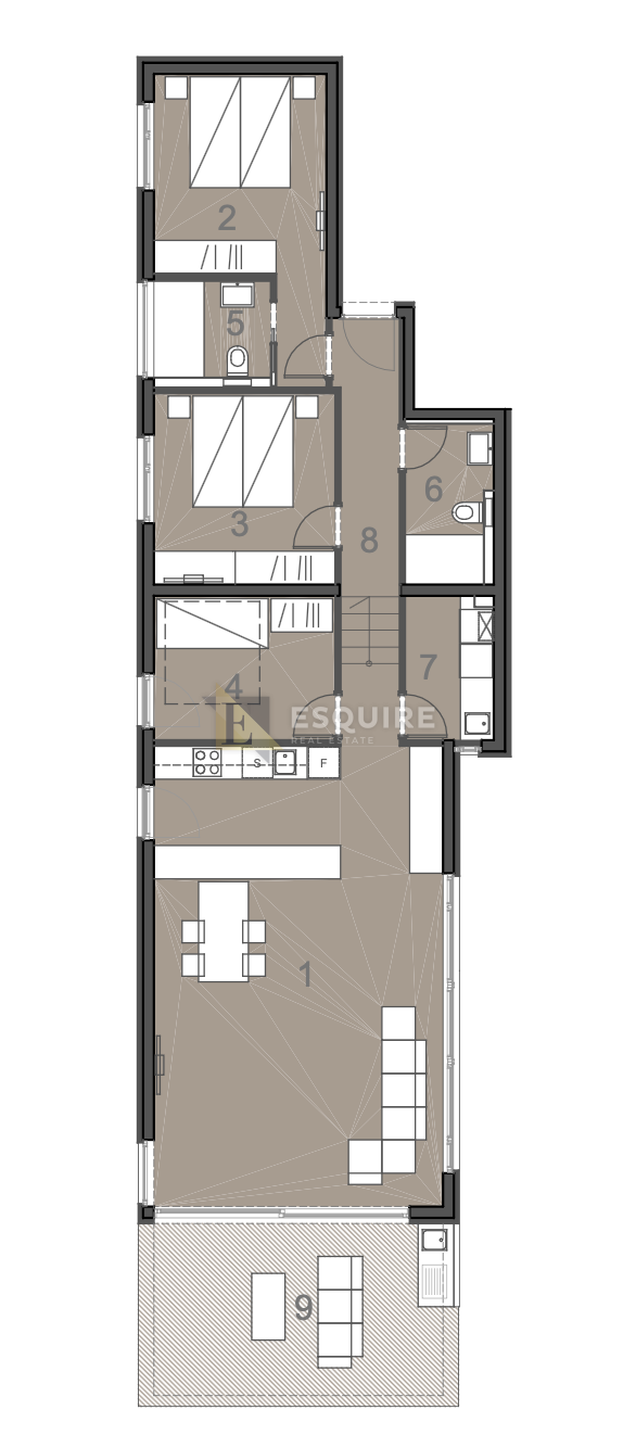 Appartamento Kožino, Zadar - Okolica, 227,22m2