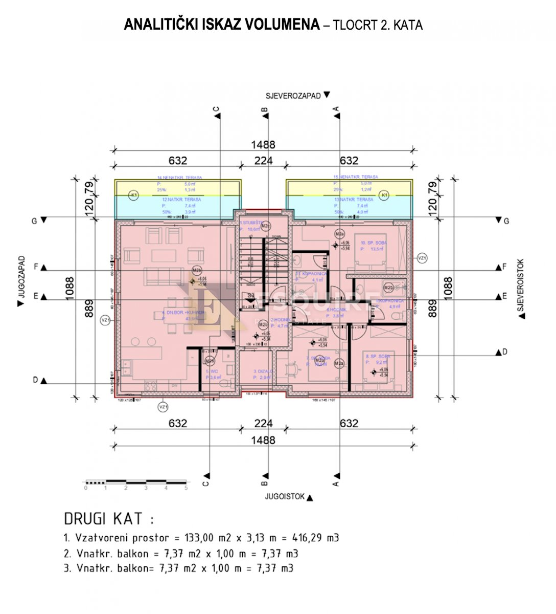 Appartamento Sukošan, 113m2