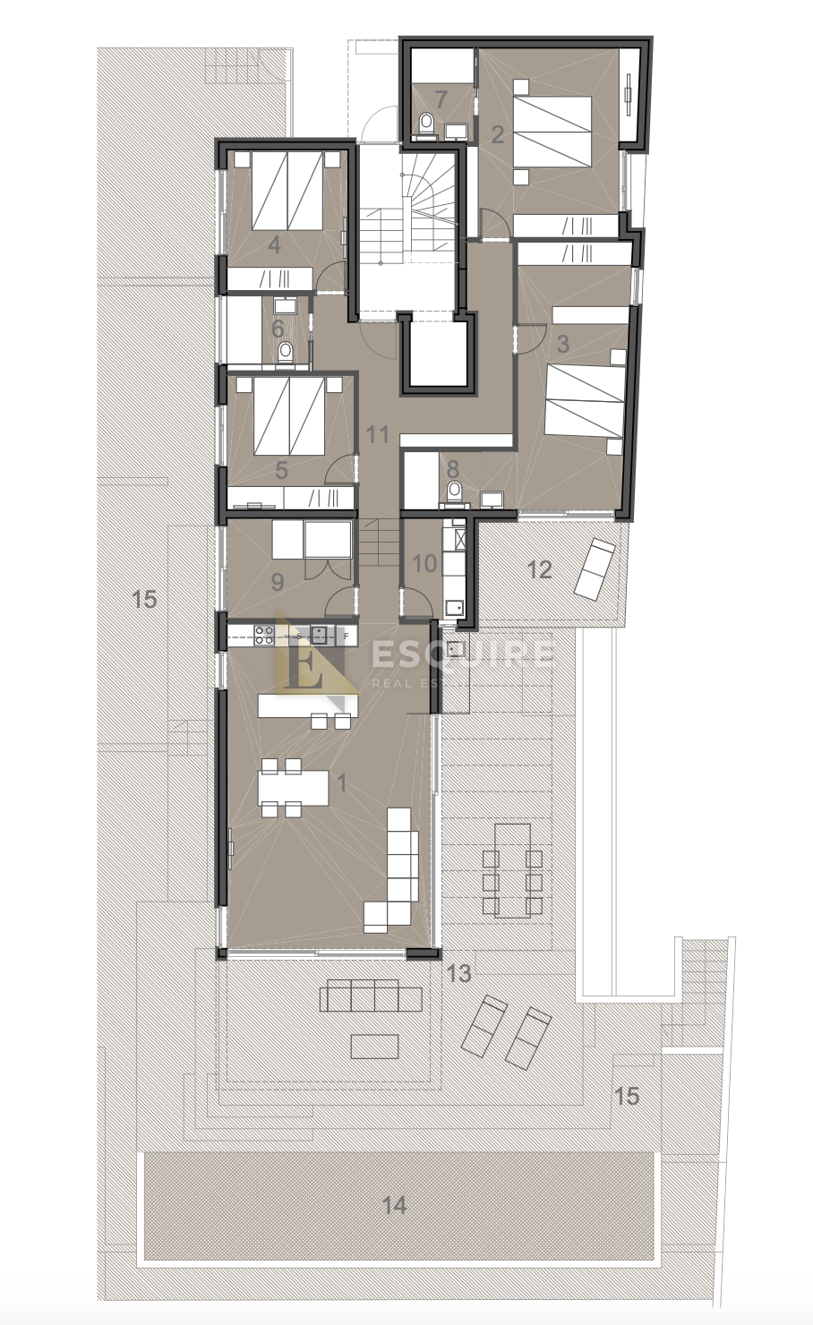 Appartamento Kožino, Zadar - Okolica, 227,22m2