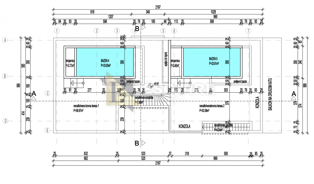 Appartamento Vinjerac, Posedarje, 111m2