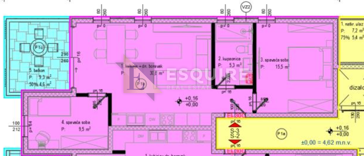 Appartamento Diklo, Zadar, 76,97m2