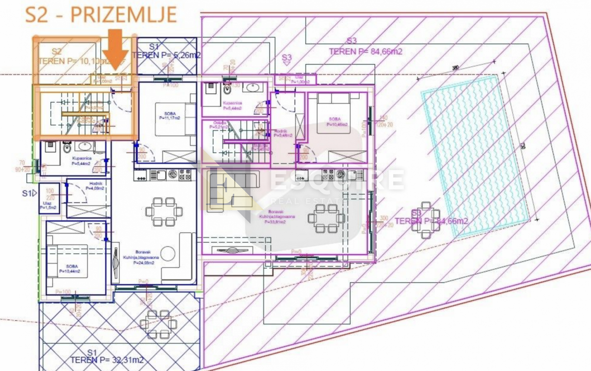 Appartamento Vodice, 75m2