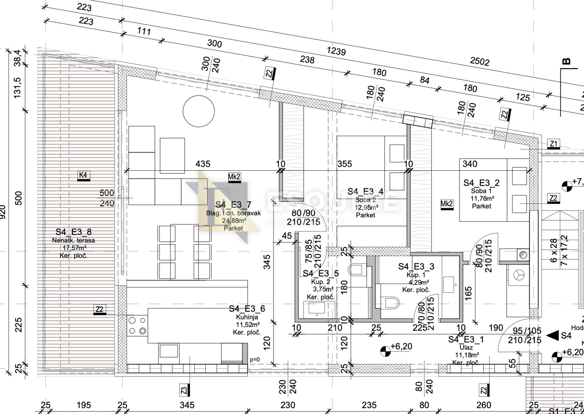 Appartamento Petrčane, Zadar - Okolica, 192,12m2