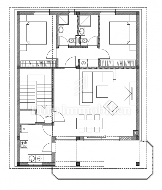 Dramalj, casa ristrutturata con cinque appartamenti e piscina