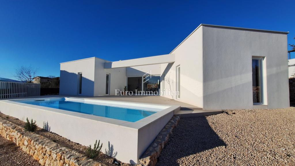 Casa con piscina e vista mare - dintorni di Veglia