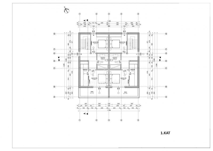 Case con giardino a 90 m dal mare - isola di Vir