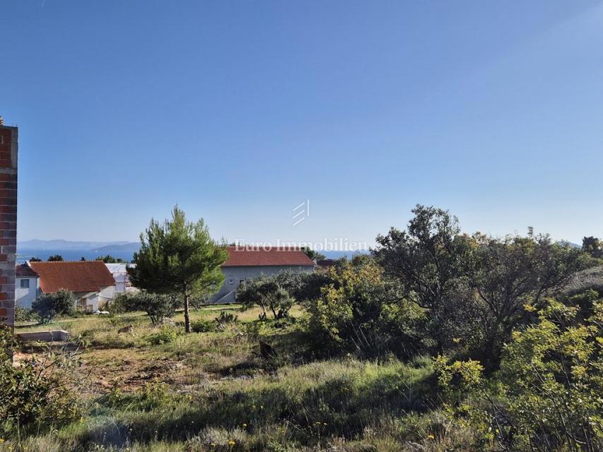 Vodice - terreno edificabile con vista mare