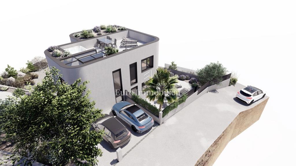 Tisno - nuovo edificio, appartamento vicino alla spiaggia