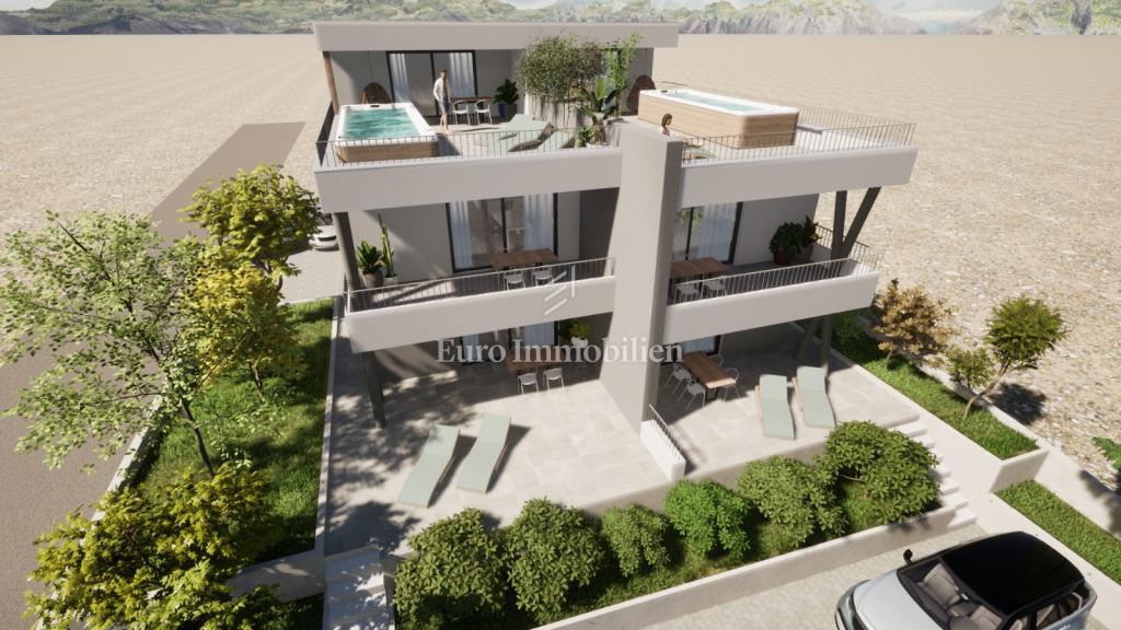 Bellissimo appartamento in un nuovo edificio, vista mare