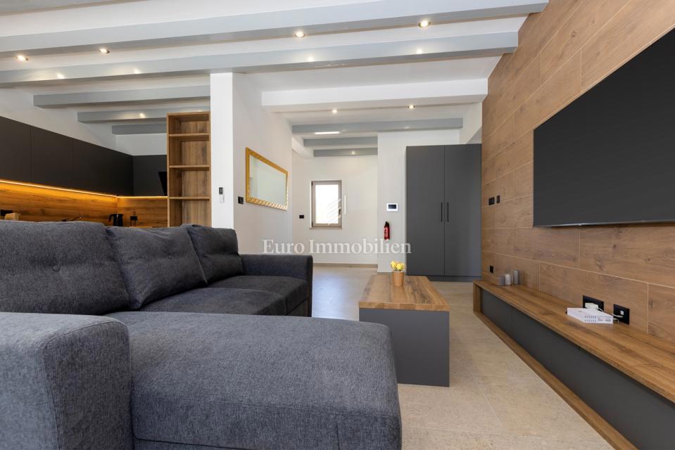 Labin - nuova villa con piscina, posizione tranquilla