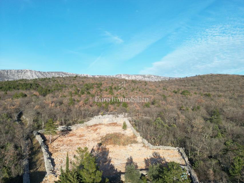 Terreno di Jadranovo con permesso di costruzione
