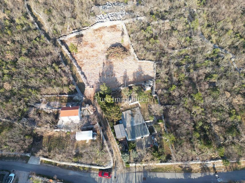Terreno di Jadranovo con permesso di costruzione