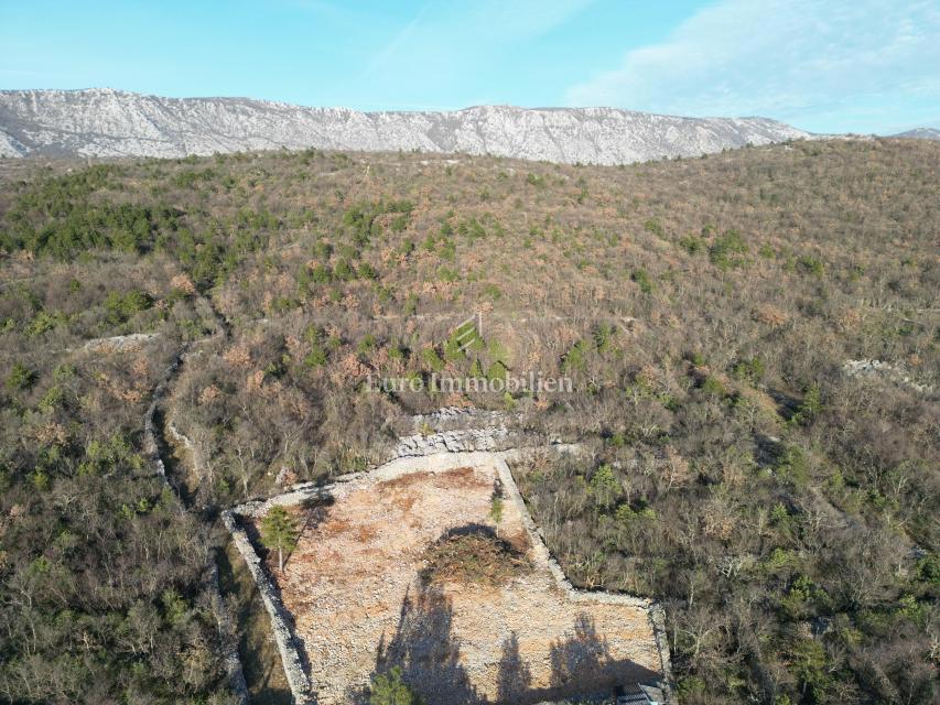Terreno di Jadranovo con permesso di costruzione