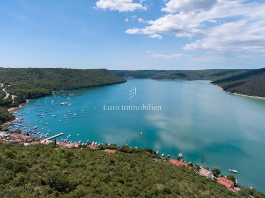 Istria, Albona – Villa con piscina riscaldata e vista mare