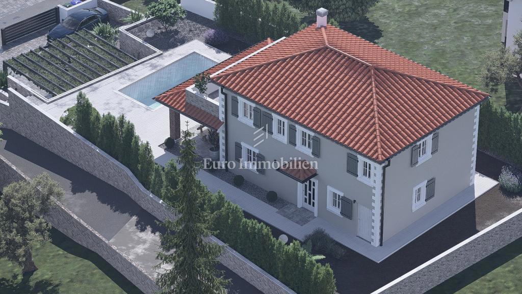 Krk, Terreno edificabile con permesso casa