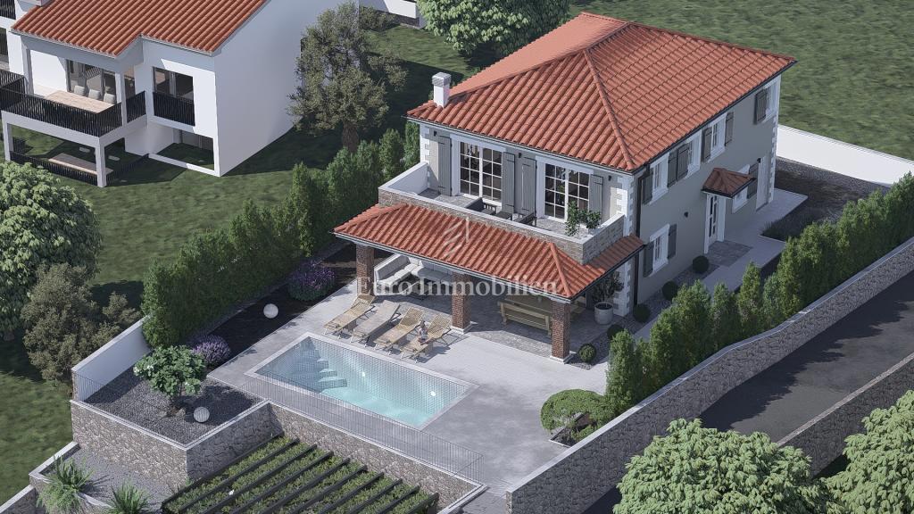 Krk, Terreno edificabile con permesso casa