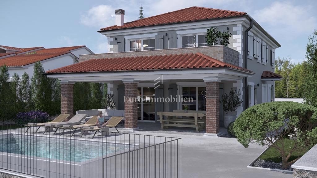 Krk, Terreno edificabile con permesso casa