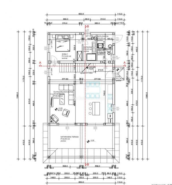 Krk, Terreno edificabile con permesso casa