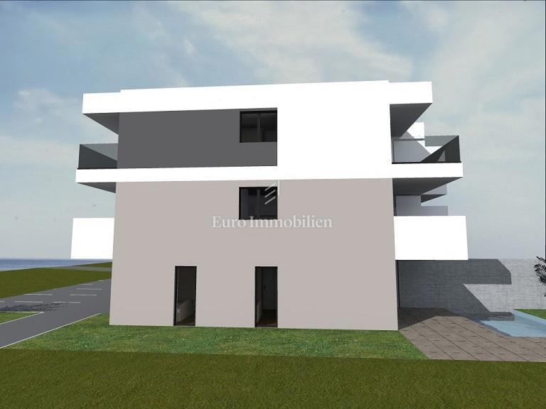 Novalja, Appartamento nuovo con vista mare