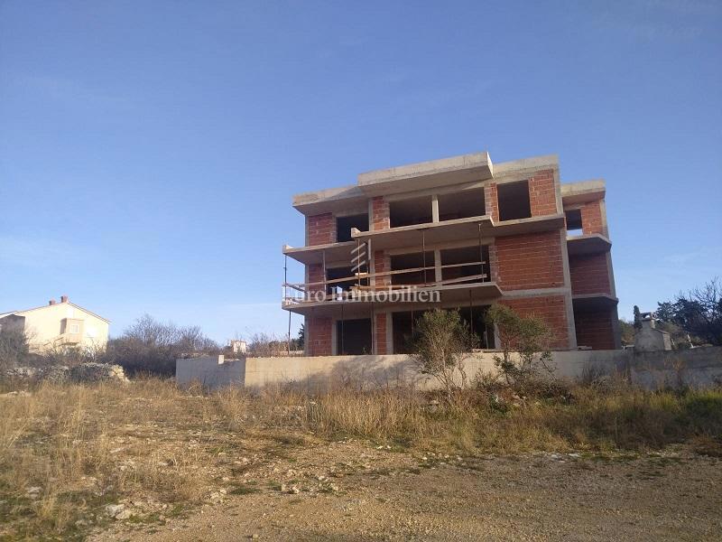 Novalja, Appartamento nuovo con vista mare