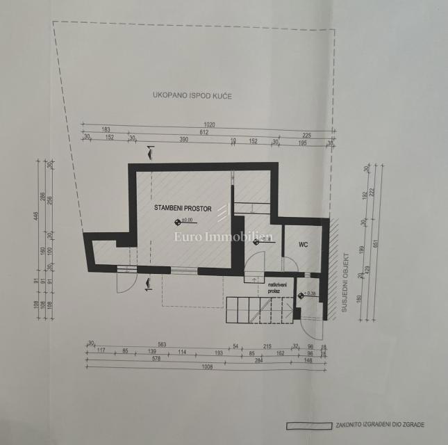 DONJI ZAMET, casa con garage, SOLO DA NOI!