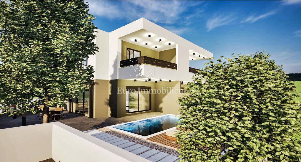 Appartamento duplex in una casa con piscina, Vodice