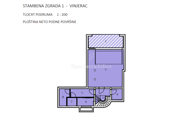 Villa con piscina a sfioro, seconda fila sul mare - Vinjerac