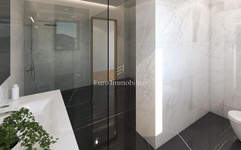 Villa con piscina a sfioro, seconda fila sul mare - Vinjerac