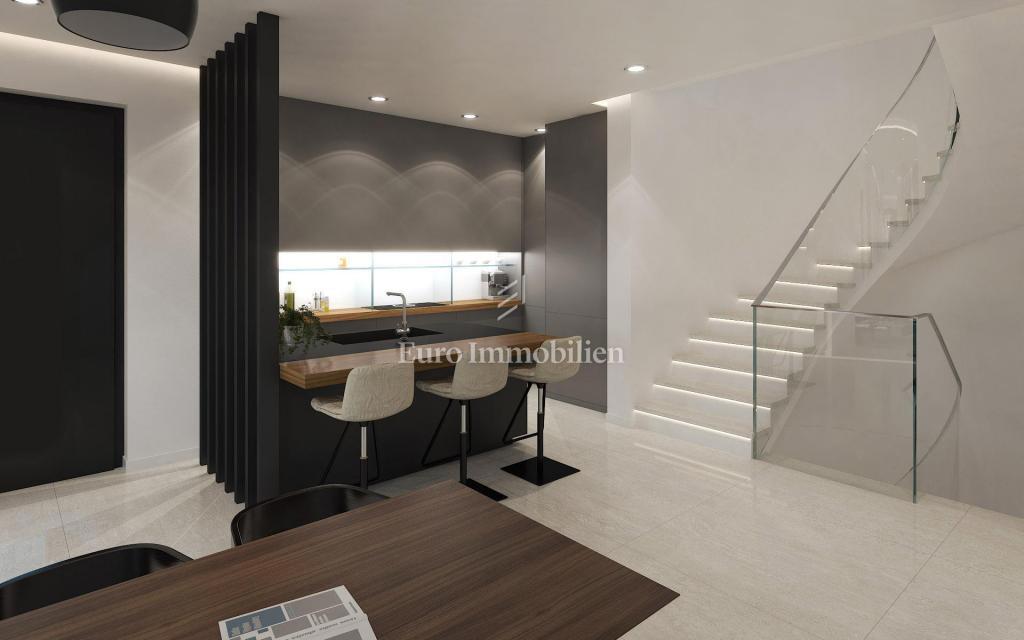 Villa con piscina a sfioro, seconda fila sul mare - Vinjerac