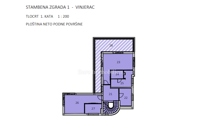 Villa con piscina a sfioro, seconda fila sul mare - Vinjerac